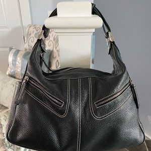 Tod’s leather bag, black, excellent condition.